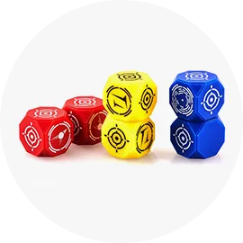 Brettspiel-Kunststoffkomponenten