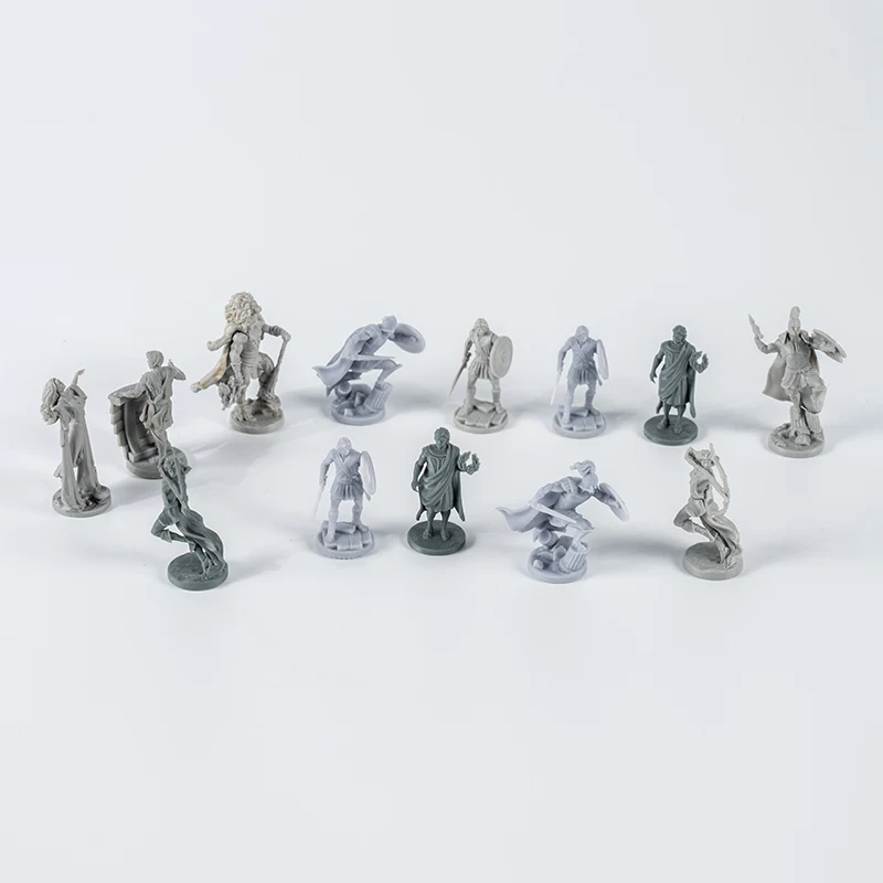 Brettspiel-Miniaturen: Spritzguss vs. Harzguss vs. 3D-Druck