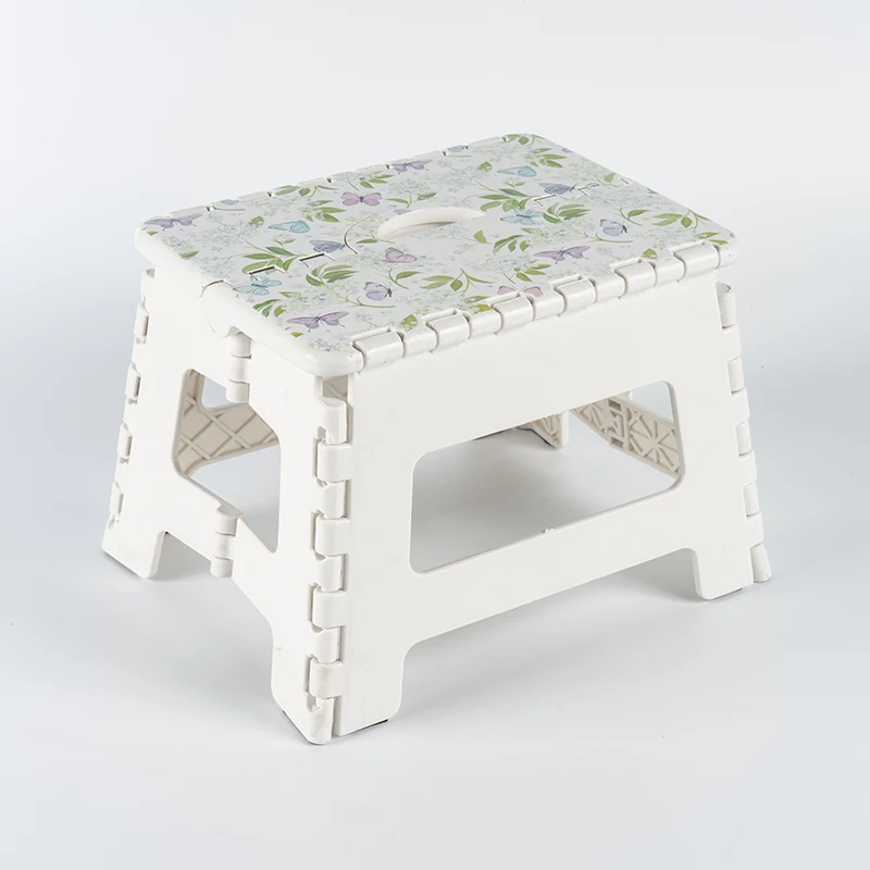 Zusammenklappbarer Kunststoffhocker